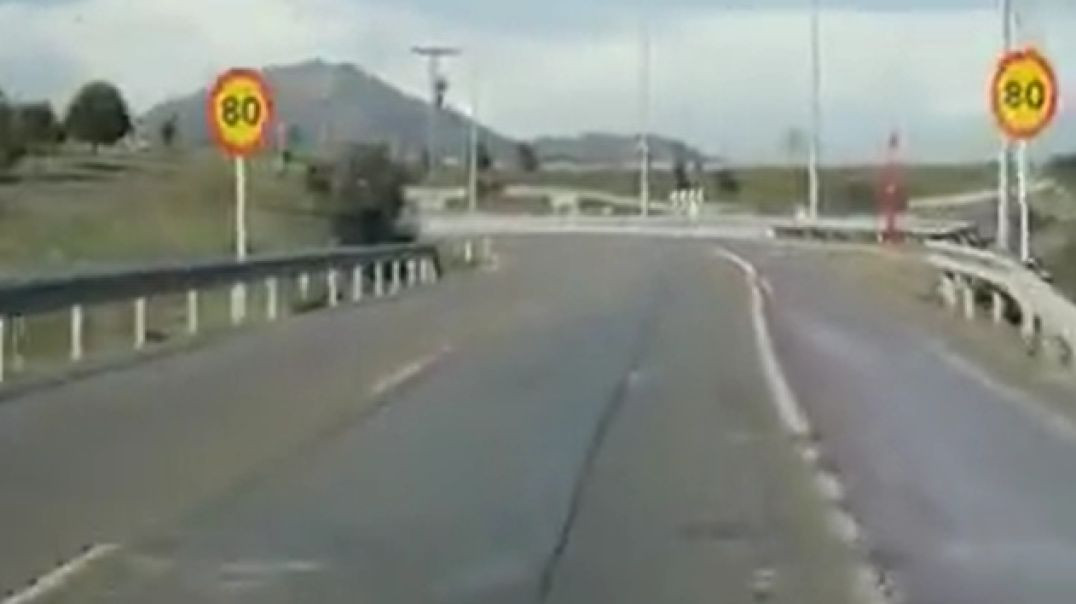 Real accident at the highway